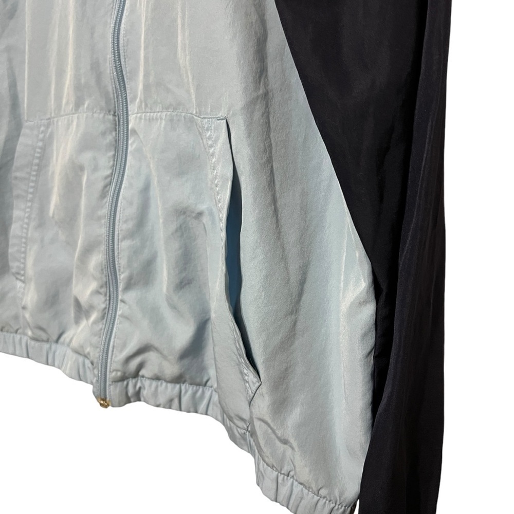 Puma Dark Blue Light Blue & White Zip Up Jacket Women Size Small - Picture 3 of 5